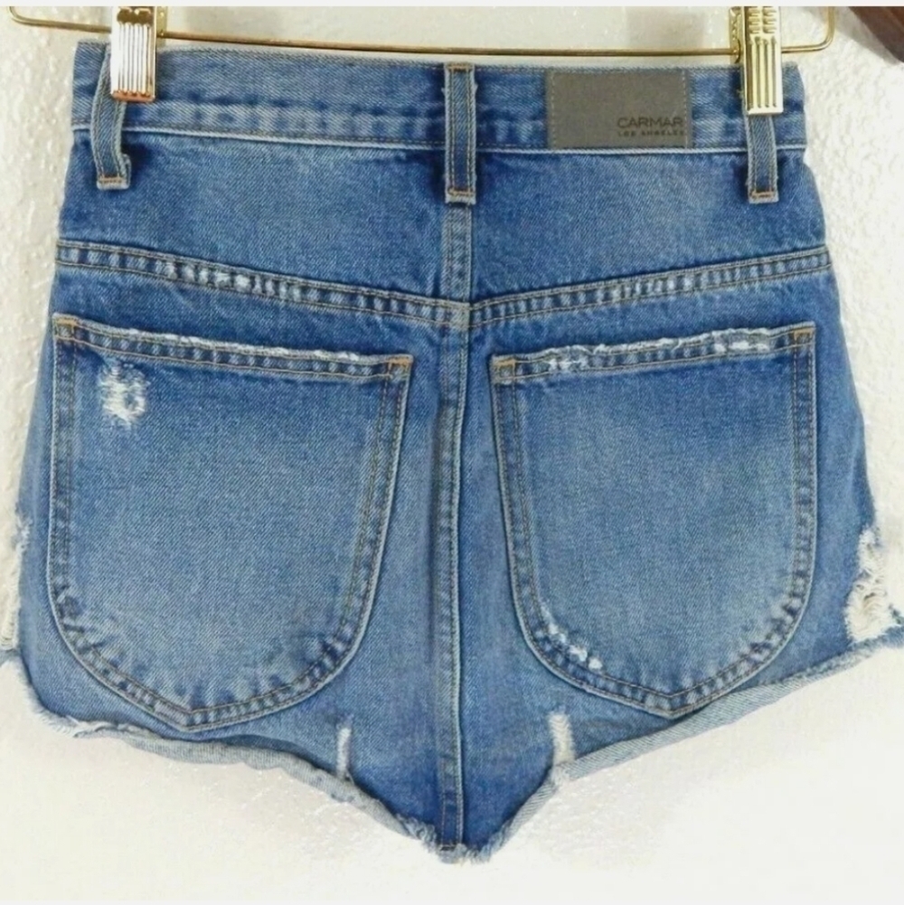 Carmar Beatrice Adige Distressed Denim Skirt - Picture 3 of 4